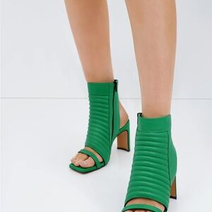 Marcella NYC Tulla Heeled Sandals in Spring Green size 37